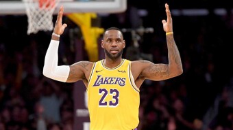 LeBron James and LA Lakers..