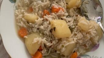 Daily meal #22 a nice rice soup