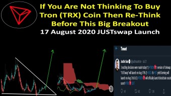 If You Are Not Thinking To Buy Tron TRX Then ReThink Before This Breakout |17 August JUSTswap Launch