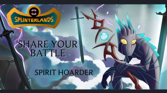 Splinterlands Weekly Challenge Battle! SPIRIT HOARDER