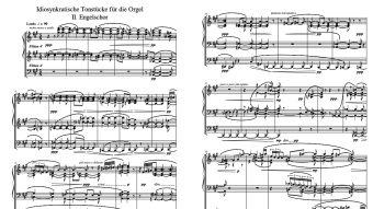 Idiosynkratische Tonstücke fur die Orgel: II. Engelschor [Philip Daniel; 2020]