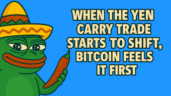 When the Yen Carry Trade Starts to Shift, Bitcoin Feels It First
