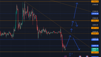 Bitcoin Price Consolidation: Recovery Potential at $26,500