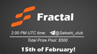 Join the AMA of Satoshi Club x Fractal. Rewards: 500 USDT, February 15th.
