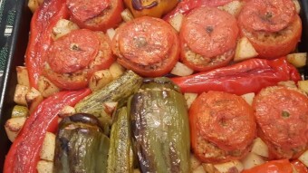 Foodbook #909 Stuffed Vegetables - Gemista