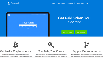 PRESEARCH : Decentralized search engine by the people and for the people