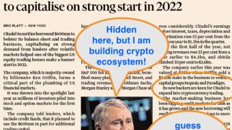 FT Weekend Crypto Watch August 20-21