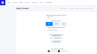 Super-convenient swap: My frank review of the new SteemScan exchange.