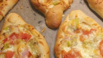 Foodbook #1147 homemade pizza boat