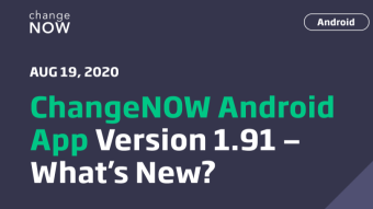 ChangeNOW Android App Update — Fiat-to-crypto & DeFi Abundance