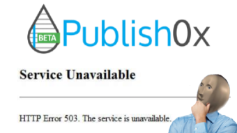Publish0x DDoSed?