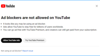 Google is helping Youtube (i.e. themselves) in disabling adblockers