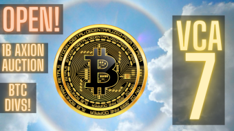 Axion Auction Day 139 (1 Apr) 103M AXN 42ETH 2.5M AXN/ETH! Venture Capital Auction 7 OPEN! BTC Divs! WATCH NOW!