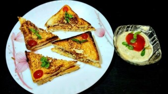 Vegetable Toast/Sandwich.