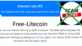 EDIT: This faucet is legit but has NOT SUPPORT! Be aware of Faucet Free-Litecoin (https://free-litecoin.com/). It doesn't pay!!!