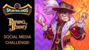 Splinterlands Social Media Challenge: Baron's Bounty Bitcoin Halving Promo Event