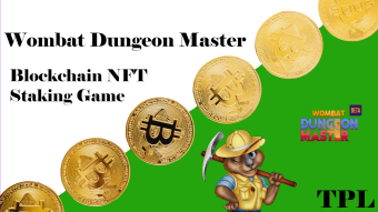 Wombat Dungeon Master - Blockchain NFT staking game