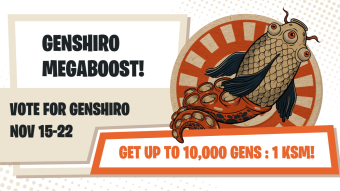 Genshiro Megaboost: up to 10K GENS : 1 KSM!