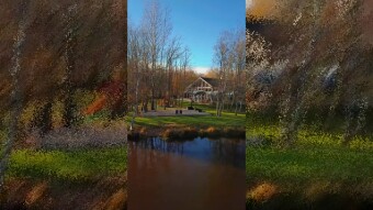 That house by the lake. Landscape