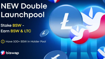 A new Double Launchpool arrived - Earn BSW and LTC on Biswap