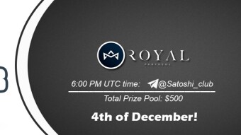 Join the AMA of Satoshi Club x Royal Protocol. Rewards: 500 USDT, December 4th.