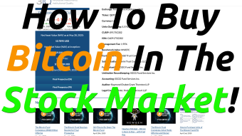 How to Buy Bitcoin in the Stock Market