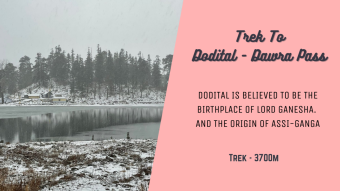 The Place, Geography & Day Zero - Dodital Dawra Pass Trek Guide, Experience & Journey
