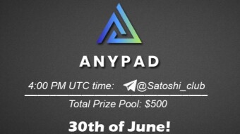 Join the AMA of Satoshi Club x Anypad. Rewards: 500 USDT, June 30th.