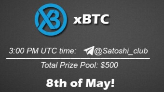 Join the AMA of Satoshi Club x xBTC. Rewards: 500 USDT, May 8th.