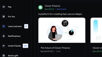 coinbase: earn 5$ into Clover Finance airdrop (updated airdrop)