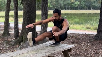 Pistol Squats are my favorite!