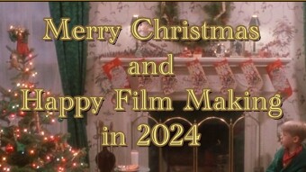 Merry Christmas and a Happy Film Making 2024 From Carmarthen Bay Film Festival CBFF2024