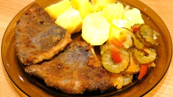 We're frying kites, and how will we be left? - mushrooms fried like meat cutlets
