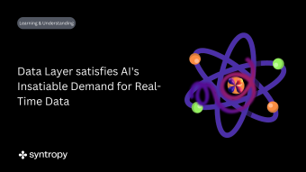 The power of the Syntropy Data Layer in the Artificial ntelligence (AI)
