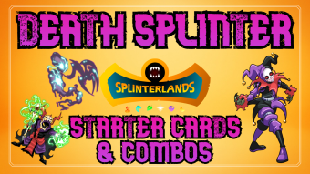 Death Splinter Starter Cards & Combos - Splinterlands New Player Guide #06