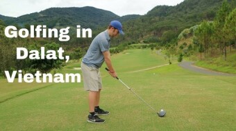 Golfing in Dalat - South Vietnam
