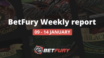BetFury Weekly Report 09.01 –14.01