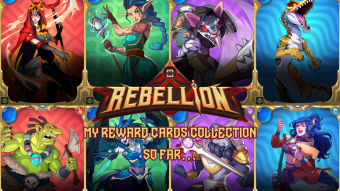 My Splinterlands Rebellion Rewards Cards