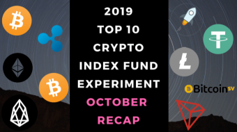 EXPERIMENT - Tracking Top 10 Cryptos of 2019 - Month Twenty-Two - UP +66%