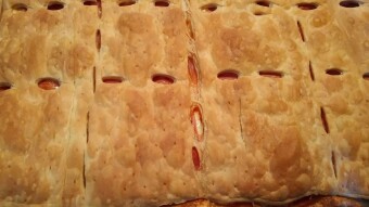 Foodbook #889 ham and cheese pie
