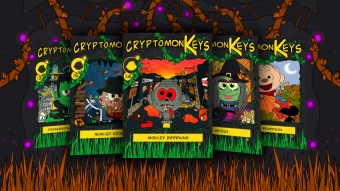 ¡BANANO NFTs Gratis! Actualización de cryptomonKeys #2: Resultados del Concurso de Diseño de Halloween y Card Reveal 19