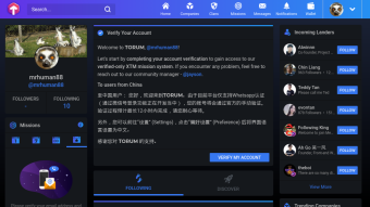 [ENG] I joined Torum / [ITA] Mi sono registrato su Torum