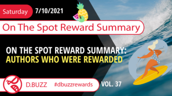 On The Spot Reward Summary, Week 37