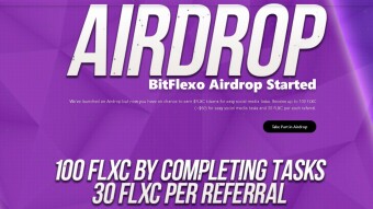 Airdrop BitFlexo 100 FLXC + 700 DOGE