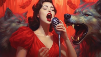 Howling with the wolves | Ai Art | Made with Midjourney 5.1
