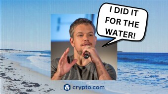 Matt Damon Says He Appeared in Crypto.com Ad to Support Clean Water Foundation