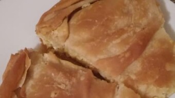 Foodbook #255 Feta cheese pie