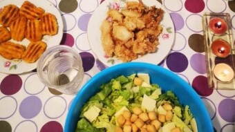 Foodbook #320 Caesar salad and the leftovers