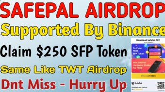 SAFEPAL WALLET AIRDROP - CLAIM $250 SFP BY COMPLETING SMALL TASK - SUPPORTED BY BINANCE - HURRY UP