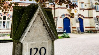 A city walk in Cambridge, England, UK